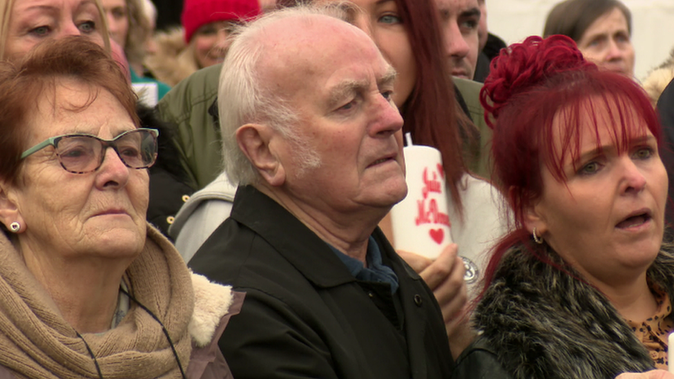 The vigil in Dublin