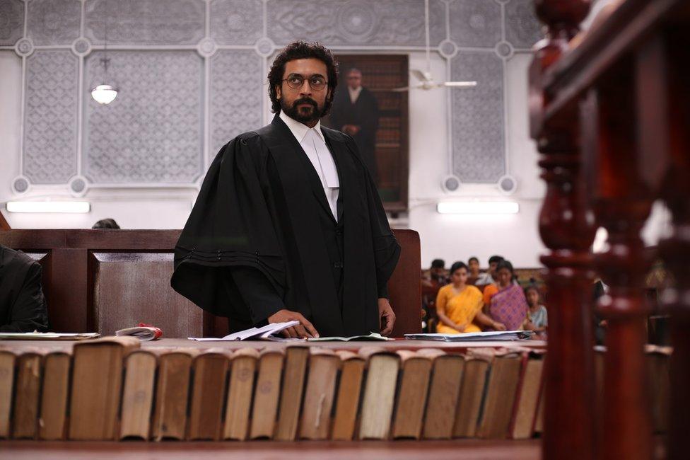 Suriya as Advocate Chandru