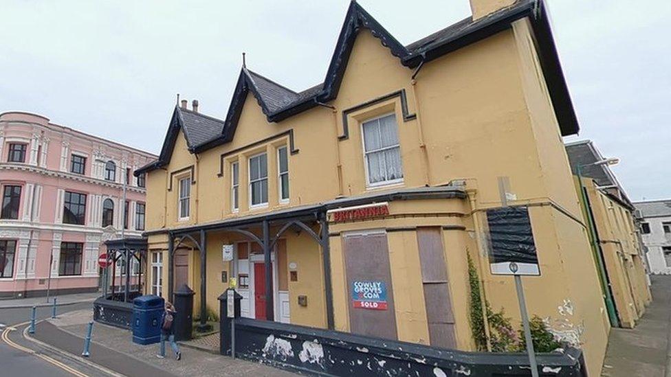 The former Britannia pub, Ramsey