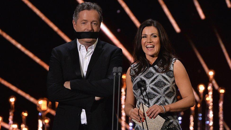 Piers Morgan and Susanna Reid