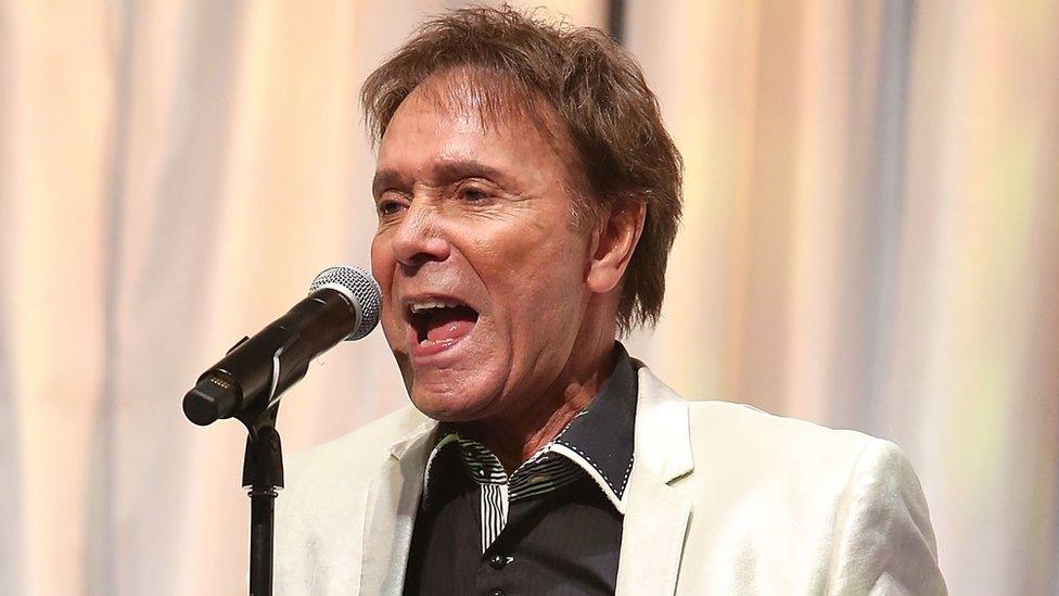 Cliff Richard singing