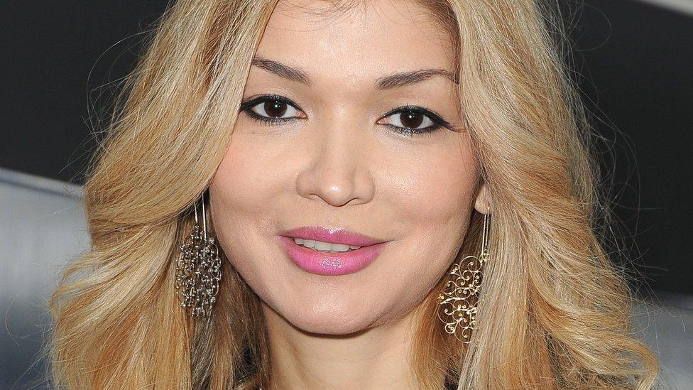 Gulnara Karimova at Paris Fashion Week in 2012