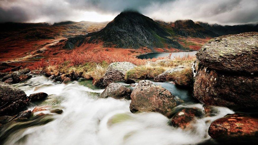 Tryfan, Y Glyderau a Llyn Ogwen