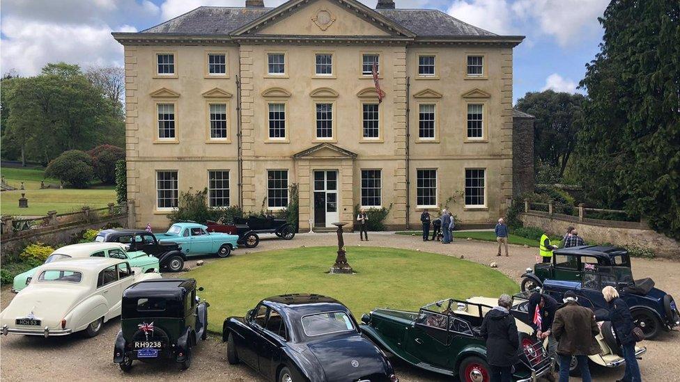 Pencarrow House vintage car rally