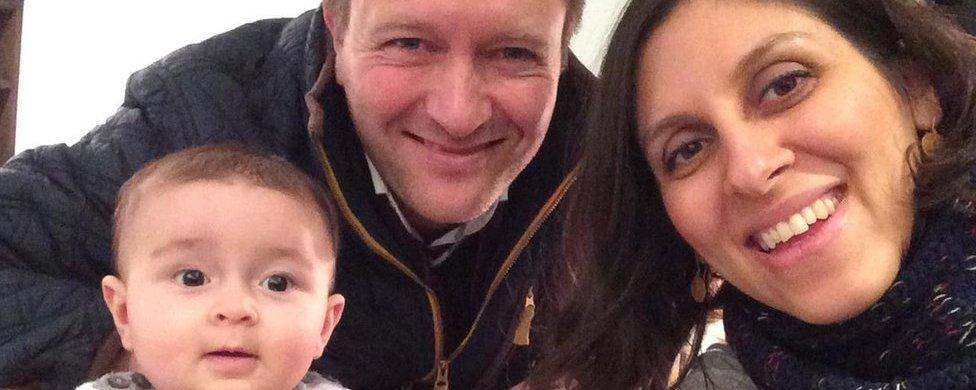 Richard Ratcliffe, Nazanin Zaghari-Ratcliffe and their daughter Gabriella