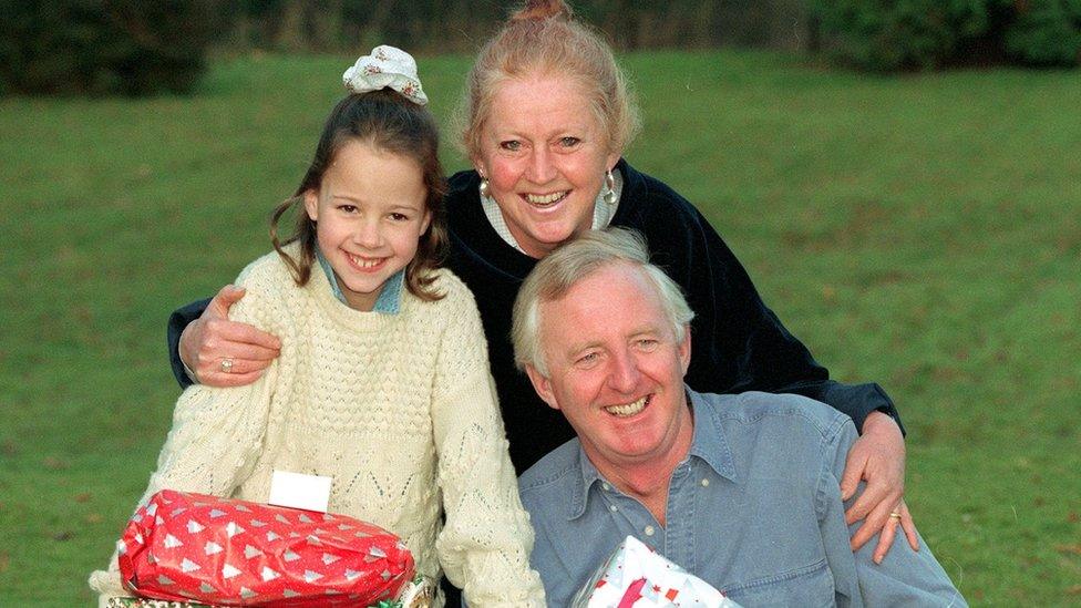 Michael Nicholson, wife Diana and Natasha Mihaljcic