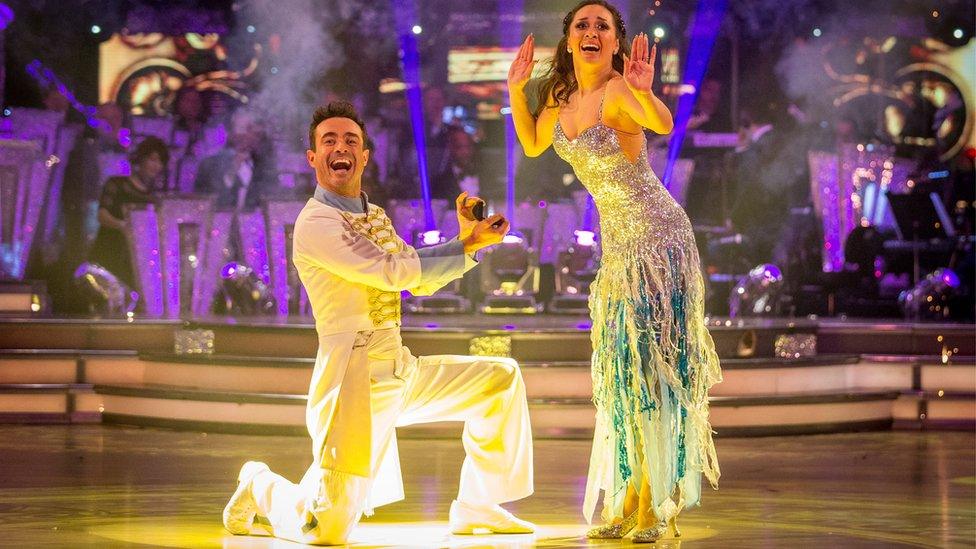 Joe McFadden and his partner Katya Jones