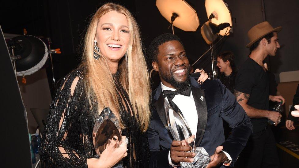 Blake Lively and Kevin Hart