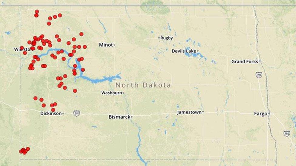 spill sites