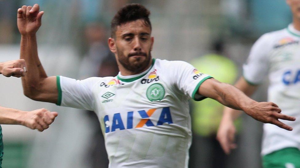 File picture of Chapecoense player Alan Ruschel