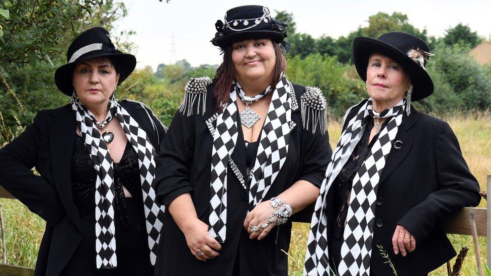 Ruth, Penny and Anita in Zenana band in 2023