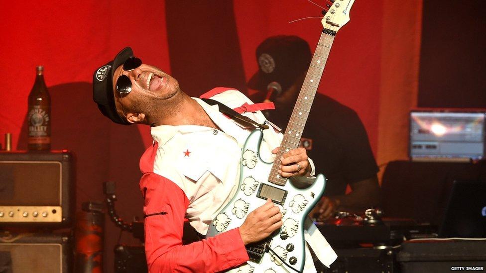 Tom Morello performs in LA