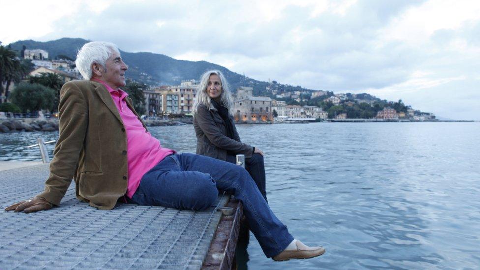 older couple in Italy