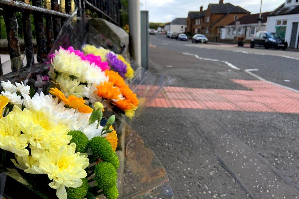 Floral tributes