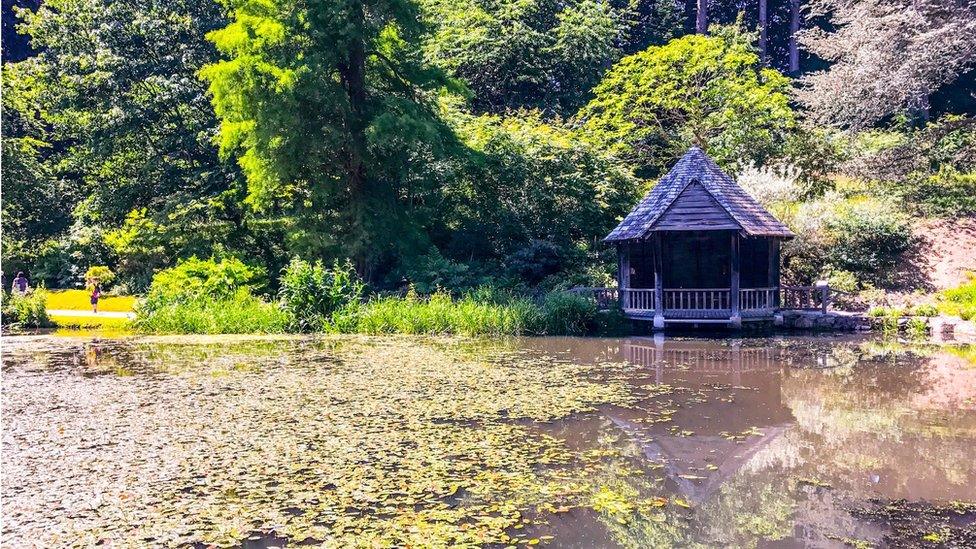 A summer retreat at Bodnant Garden, Conwy county