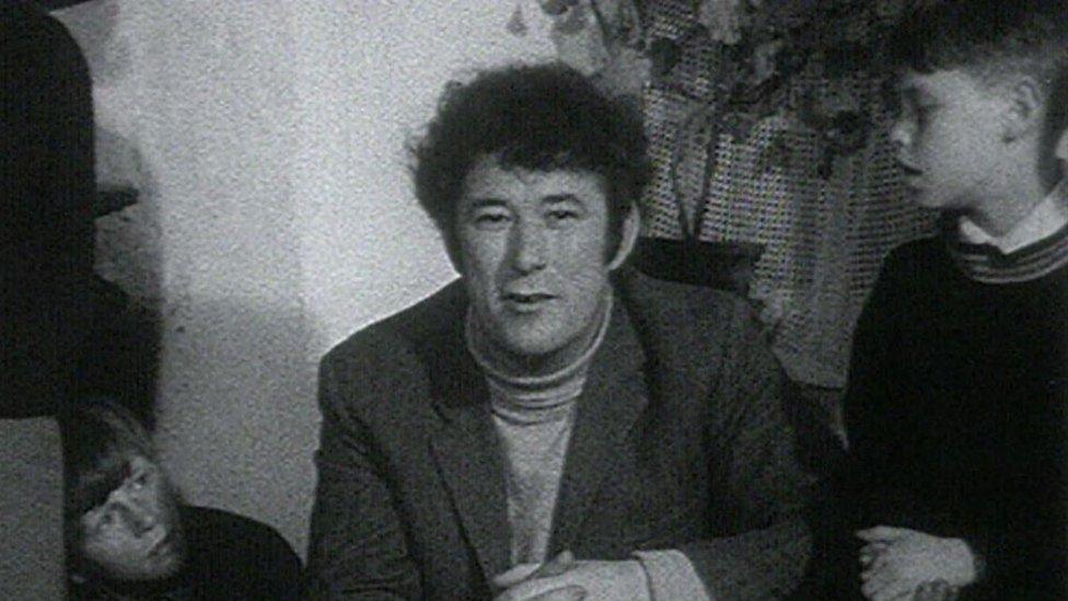 The renowned poet, Seamus Heaney, captured on Ulster In Focus in 1970