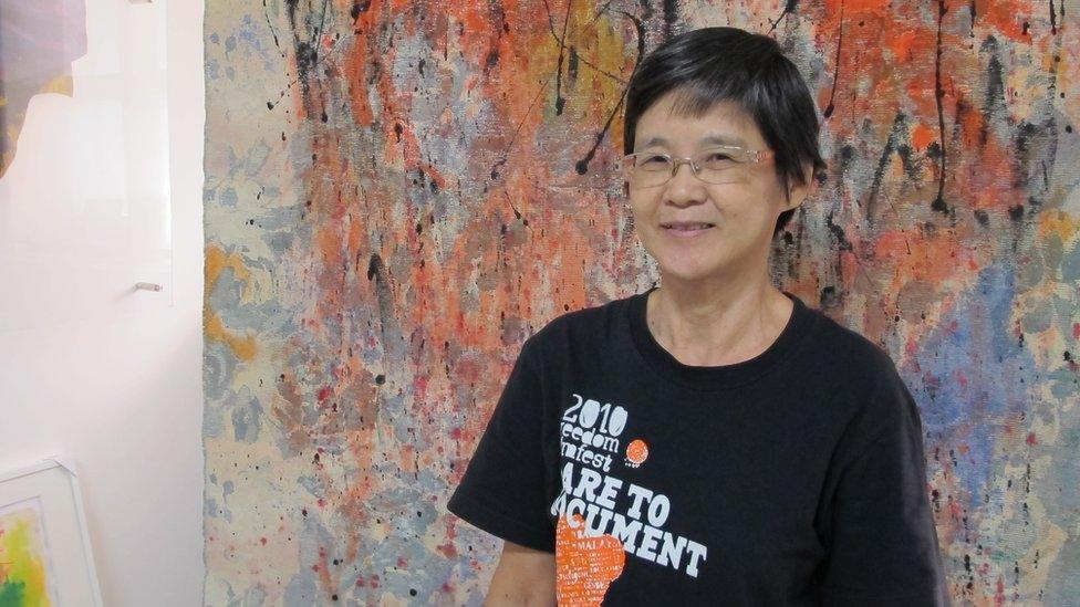 Picture of Teo Soh Lung in July 2015