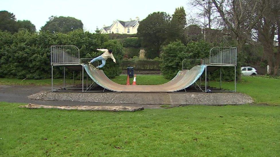 The current Mumbles skate park