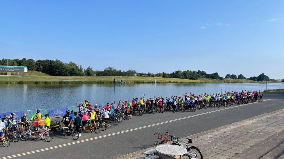 Tandem Club rally in Nottinghamshire