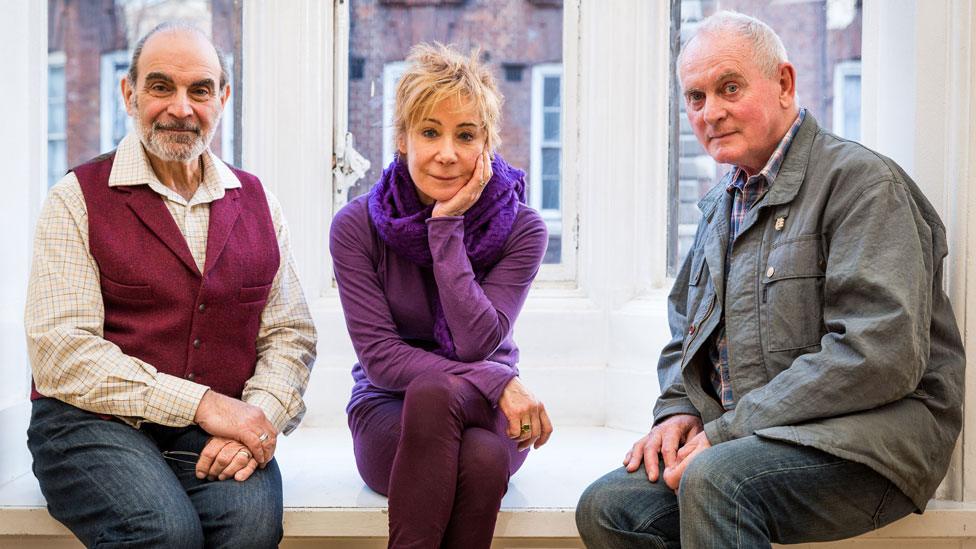 David Suchet, Zoe Wanamaker and Howard Davies