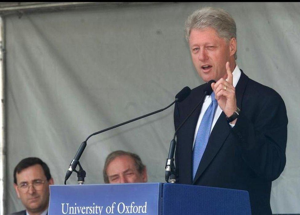 Bill Clinton in Oxford