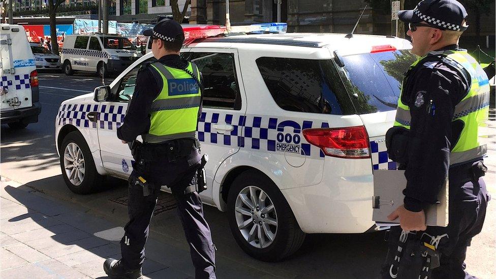 Police in Melbourne