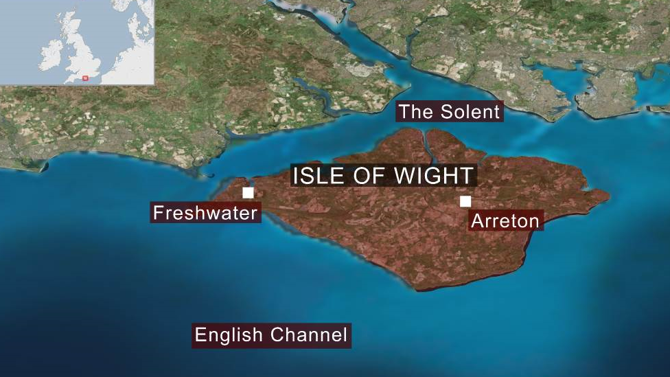 Isle of Wight map