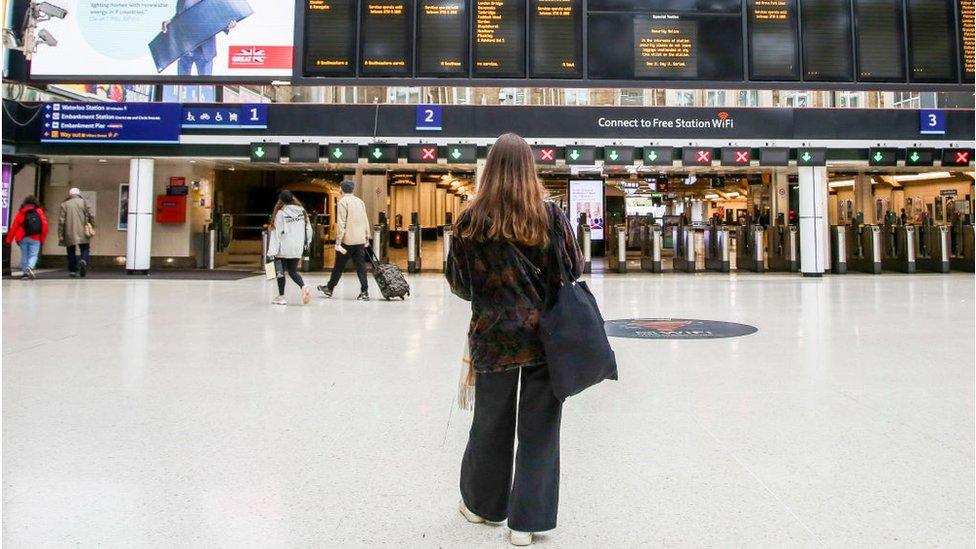 Passenger at Charing Cross