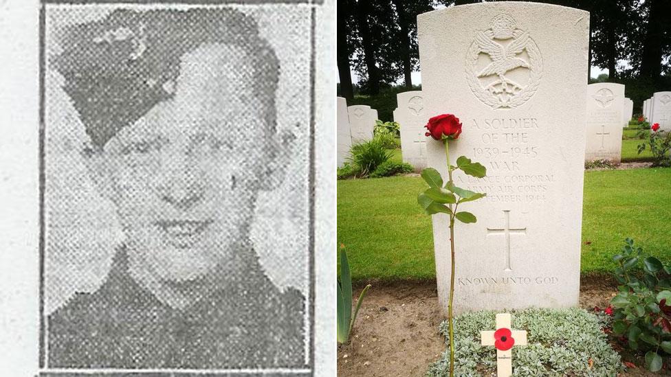 L/Cpl Loney and his unmarked grave