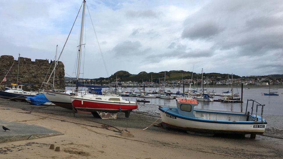 Moody view at Conwy Quay by Alan Jones