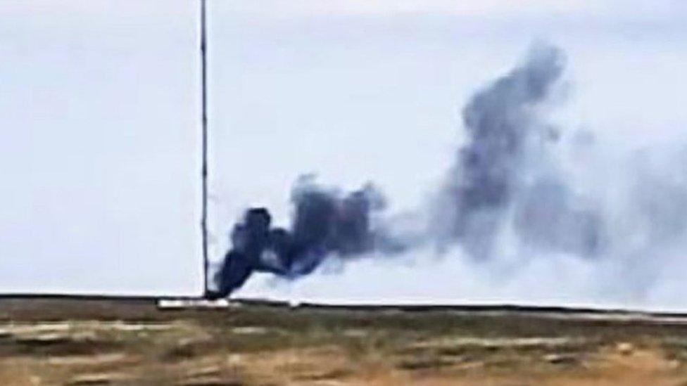 Bilsdale transmitter mast fire