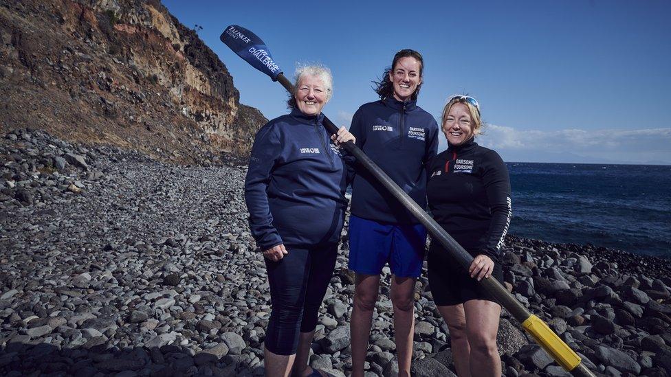 Bird Watts, Mo O'Brien and Claire Allinson