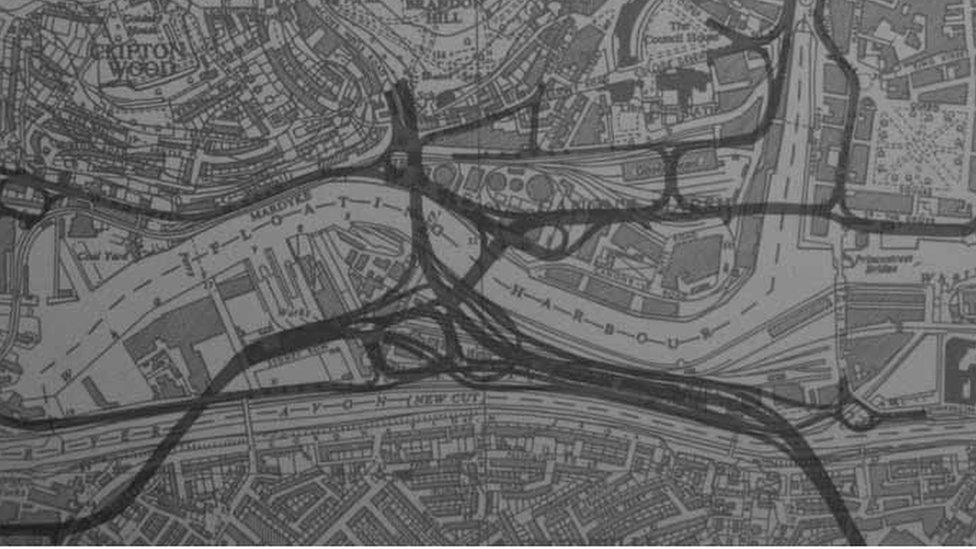 Casson Report map of Bristol Docks