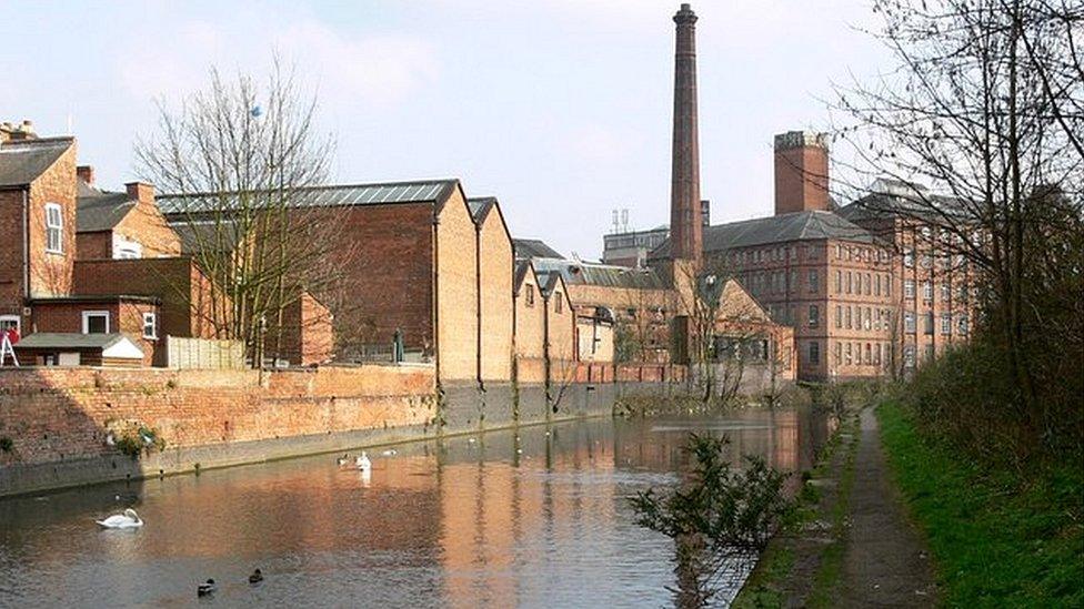 Grand Union Canal in Leicester