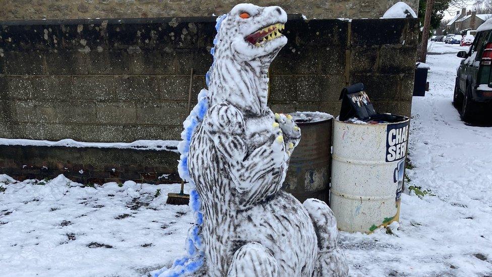 snow godzilla