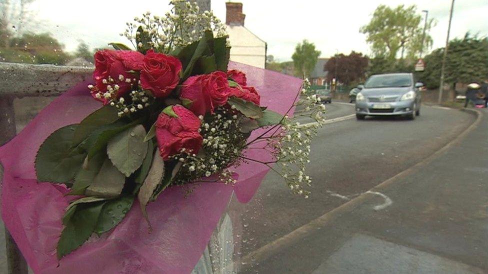 Tributes have been left on Kilbourne Road