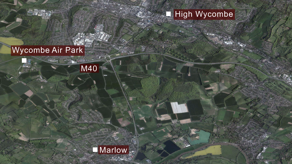 Map of Wycombe Air Park