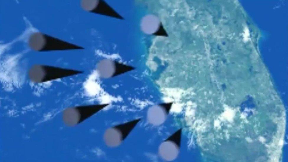 Animated video shows weapons reaching Florida