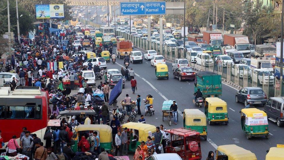 Delhi street scene