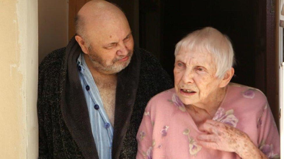 Barbara MacArthur and son Howard