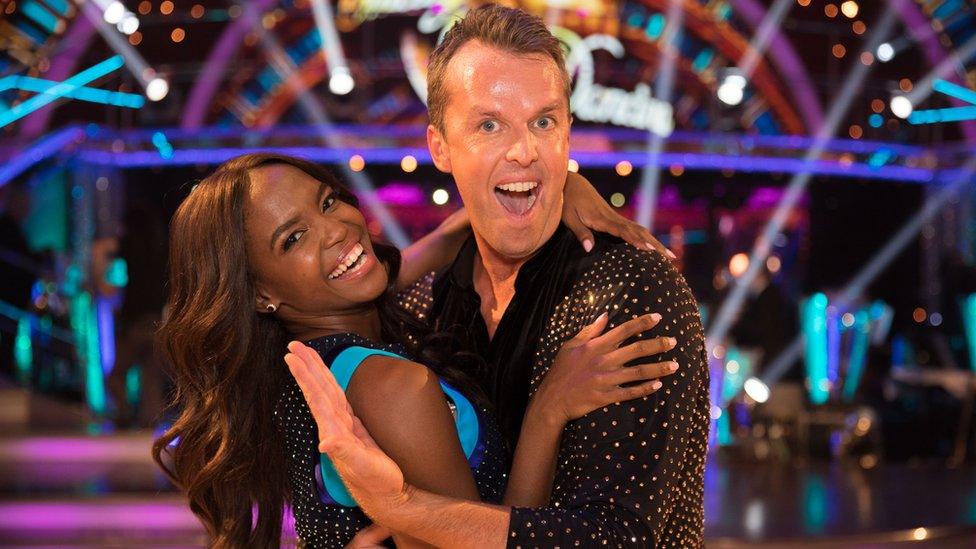 Graeme Swann and Oti Mabuse