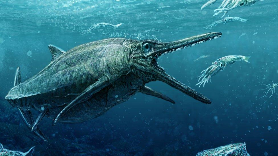 Artist's impression of Storr Lochs Monster