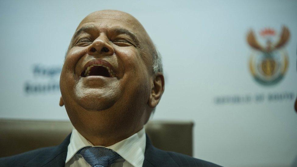 South Africa Finance Minister Pravin Gordhan