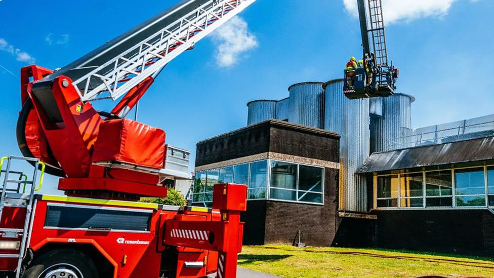 Fire at bakery in Northwich