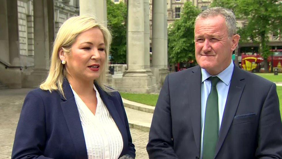 Michelle O'Neill and Conor Murphy