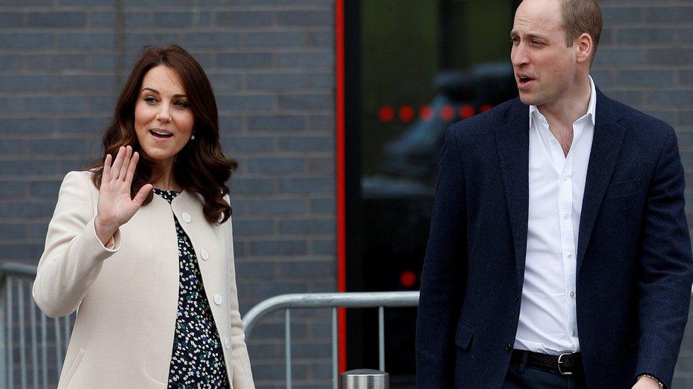 Prince William and the Duchess of Cambridge