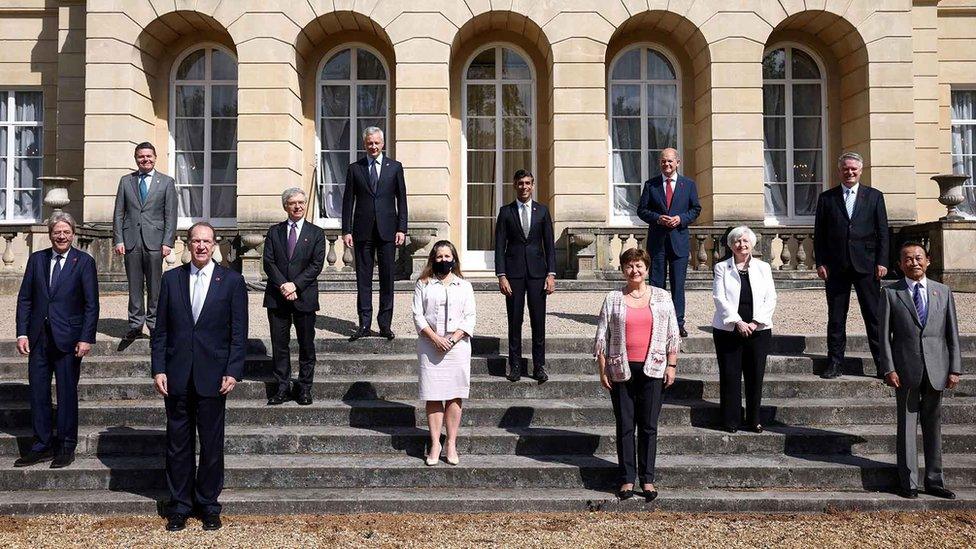 G7 finance ministers meeting at Lancaster House, London on Saturday 5 June