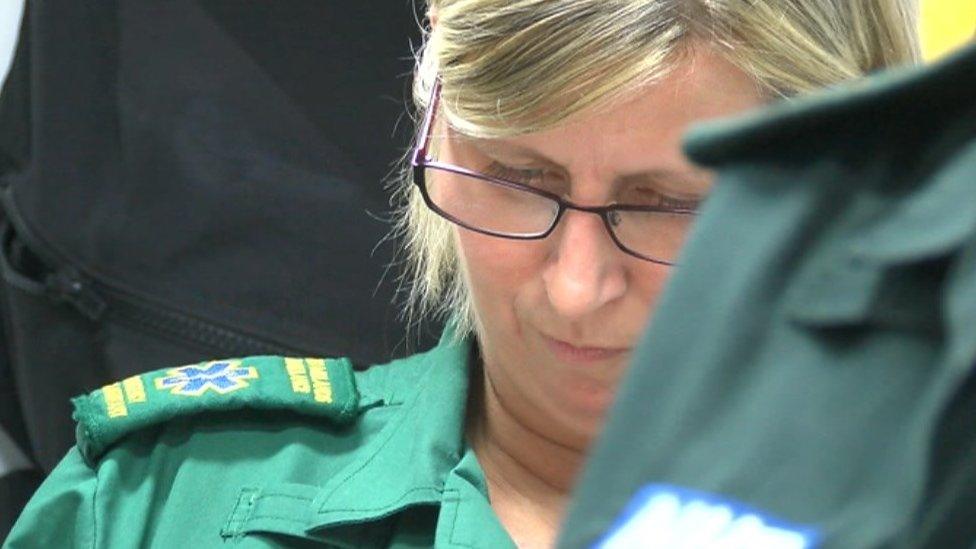 Paramedic Helen Dagley