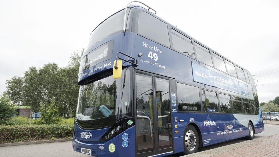 Nottingham City Transport bus