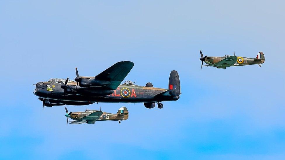 The Battle of Britain memorial flight